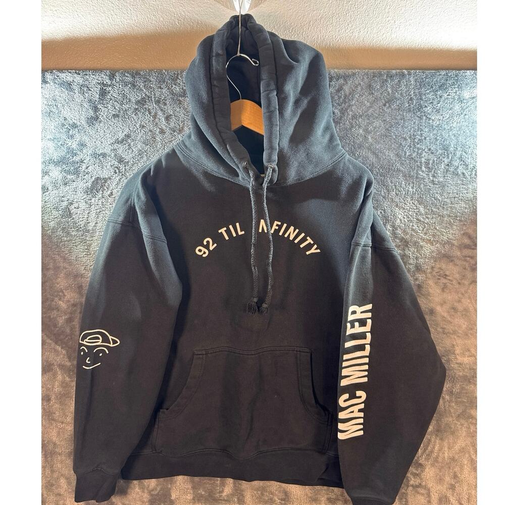 Streetwear x Mac Miller Official Merchandise 92 Til Infinity Hoodie Men’s L BLK